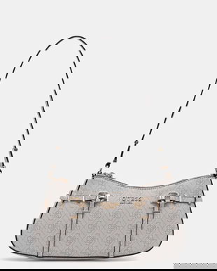 Guess geantă de femei din imitație de piele LEONA