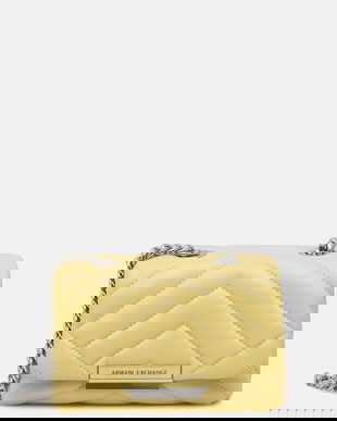Armani Exchange geantă poștaș pentru femei, cu imitație de piele