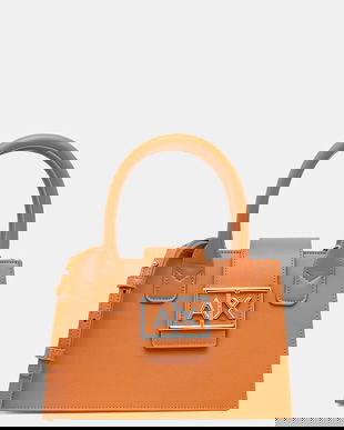 Armani Exchange tote bag pentru femei, cu imitație de piele