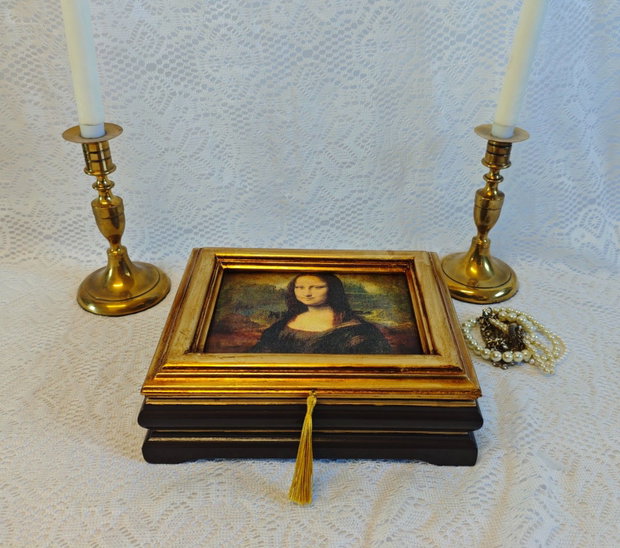 Casetă bijuterii -Mona Lisa