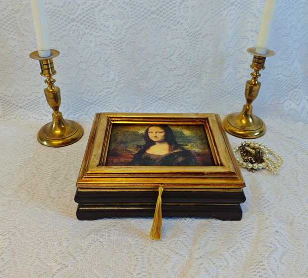 Casetă bijuterii -Mona Lisa