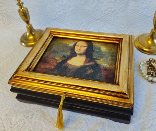 Casetă bijuterii -Mona Lisa