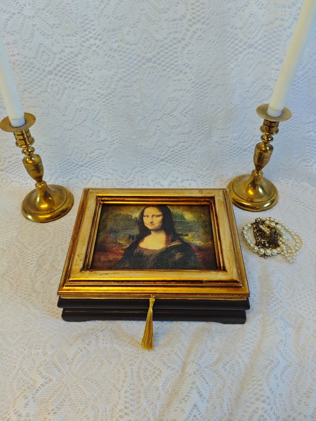Casetă bijuterii -Mona Lisa