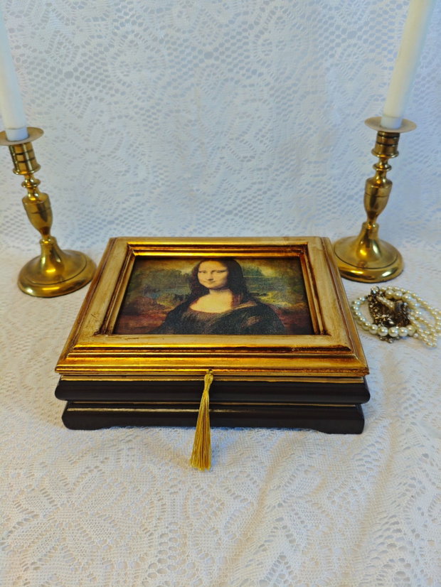 Casetă bijuterii -Mona Lisa