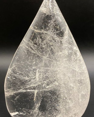 Cuart Transparent (Cristal de Stanca) - Sculptura piatra semipretioasa