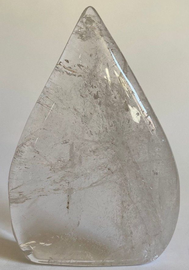 Cuart Transparent (Cristal de Stanca) - Sculptura piatra semipretioasa