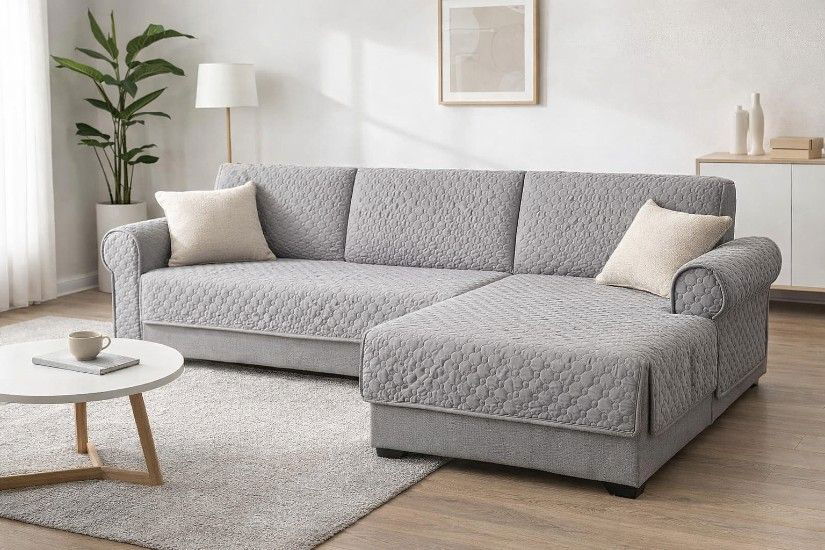 Husă / Protectie colțar/ canapea in forma de L,  impermeabila și matlasa