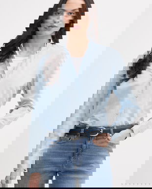 United Colors of Benetton cămașă pentru femei, din bumbac