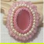 BROSA- CAT'S EYE ROZ, PERLE ALBE DE CULTURA