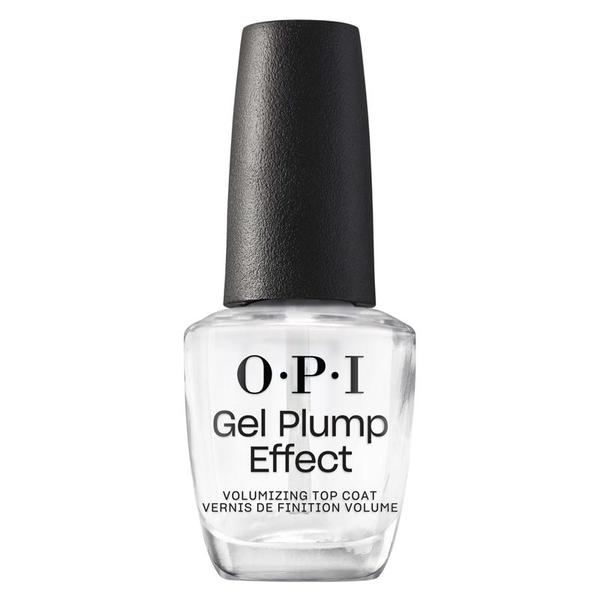 Top Coat pentru Lac de Unghii - OPI Nail Lacquer Gel Plump Effect Volumizing Top Coat, 15 ml