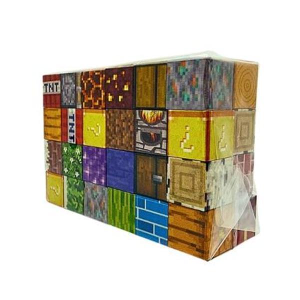 Set 48 Cuburi Magnetice Minecraft