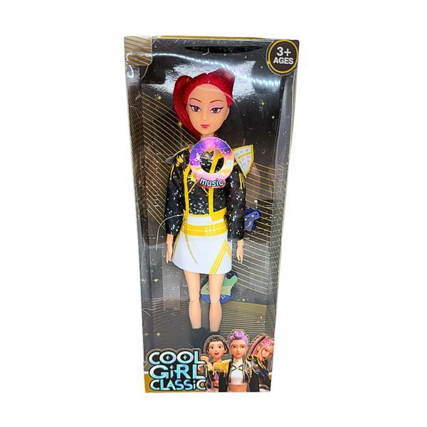 Papusa K-Pop Mira Cool Girl Classic cu Muzica, 30 cm