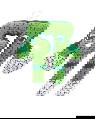 Jucarie de Plus Cifra 67 Verde, 25 cm