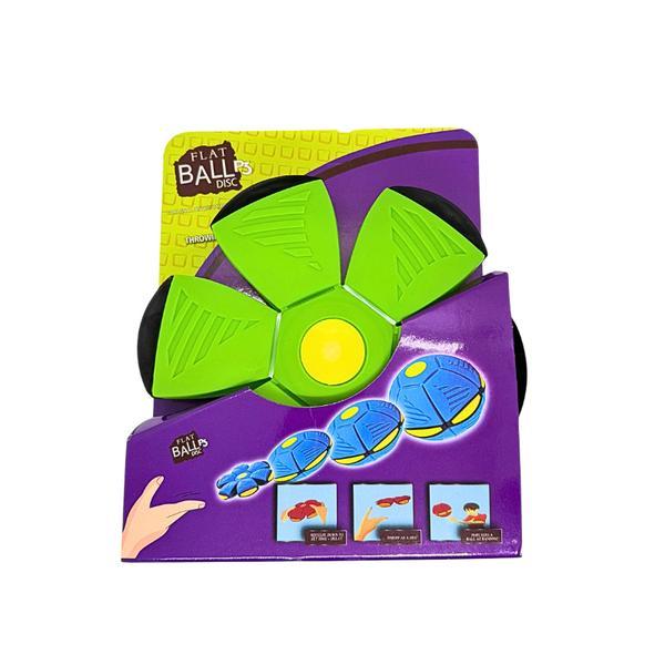 Minge Flat Ball Verde , Disc Zburator care se Transforma in Minge