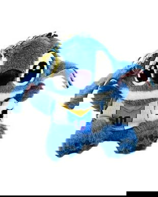 Breloc de Plus Stitch Sport cu Minge, 14 cm