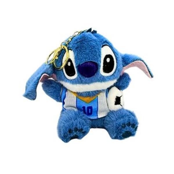 Breloc de Plus Stitch Sport cu Minge, 14 cm