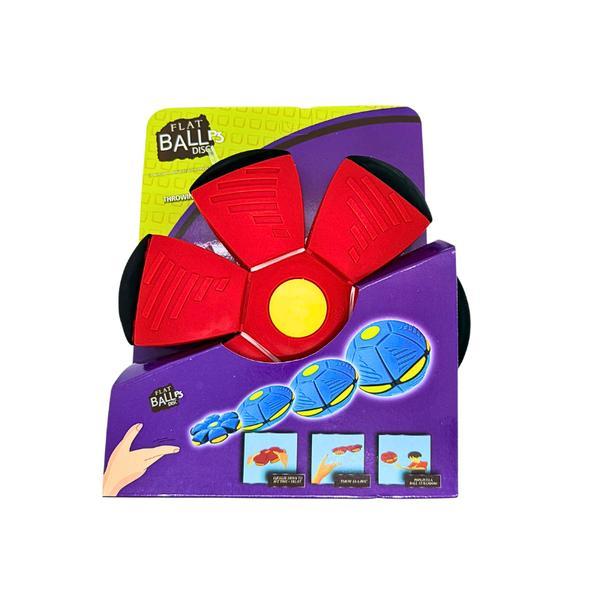 Minge Flat Ball Rosu, Disc Zburator care se Transforma in Minge