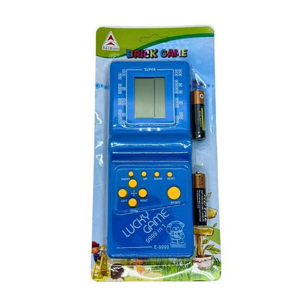 Joc Electronic Tetris Albastru Brick Game 9999 in 1 cu Baterii