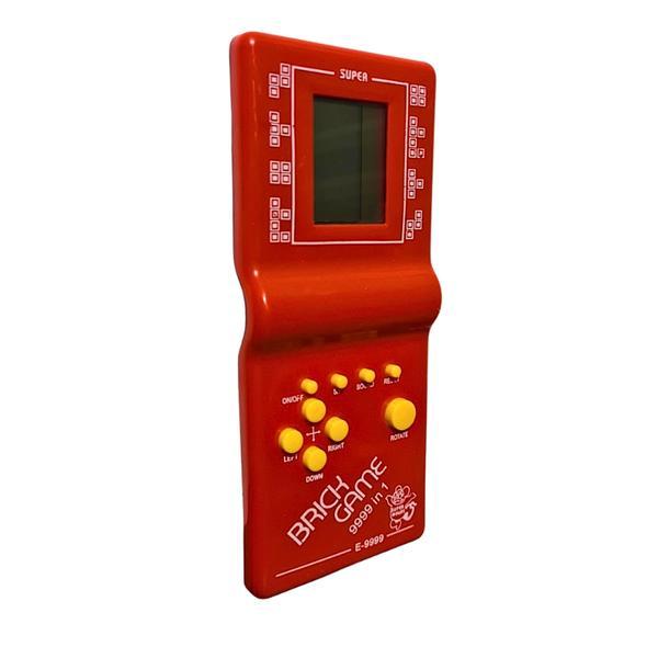 Joc Electronic Tetris Rosu Brick Game 9999 in 1 cu Baterii,