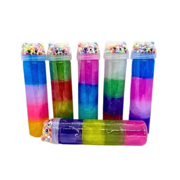 Slime Colorat Ursulet cu Bile Spuma,