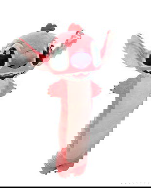 Perna de Plus Angel Stitch Roz, 70 cm, Perna Pufosa pentru Copii