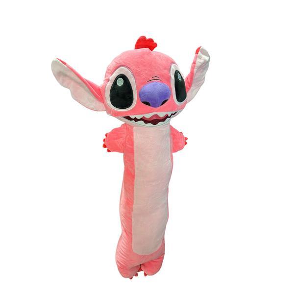 Perna de Plus Angel Stitch Roz, 70 cm, Perna Pufosa pentru Copii