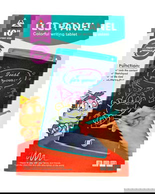 Tableta Lcd de Scris si Desenat pentru Copii 10 inch, Tableta Grafica Color