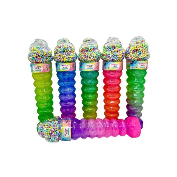 Slime Crystal Mud cu Bile Colorate