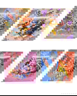 Tablou cu Diamante Zootopia 30x30 cm,  DIY pentru Copii, Model Aleatoriu