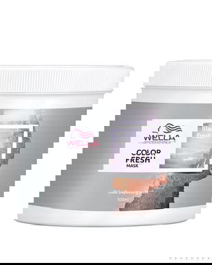 Masca de Par Nuantatoare pentru Par Blond - Wella Professionals Color Fresh Mask Lilac Frost, 500 ml