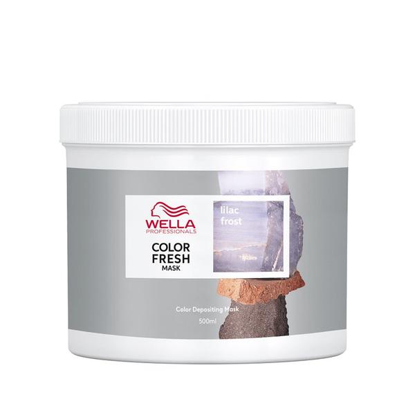 Masca de Par Nuantatoare pentru Par Blond - Wella Professionals Color Fresh Mask Lilac Frost, 500 ml