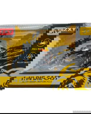 Motocicletă din metal turnat sub presiune 1:14 pentru copii 12-14 cm