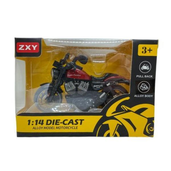 Motocicletă din metal turnat sub presiune 1:14 pentru copii 12-14 cm