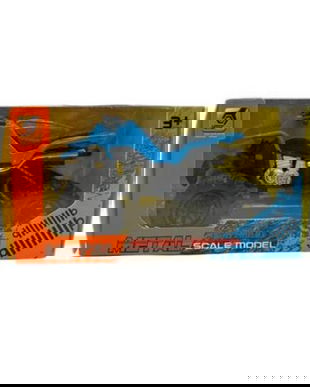 ATV Albastru  Metalic pentru Copii, Model Off-Road Die-Cast cu Suspensie Independenta
