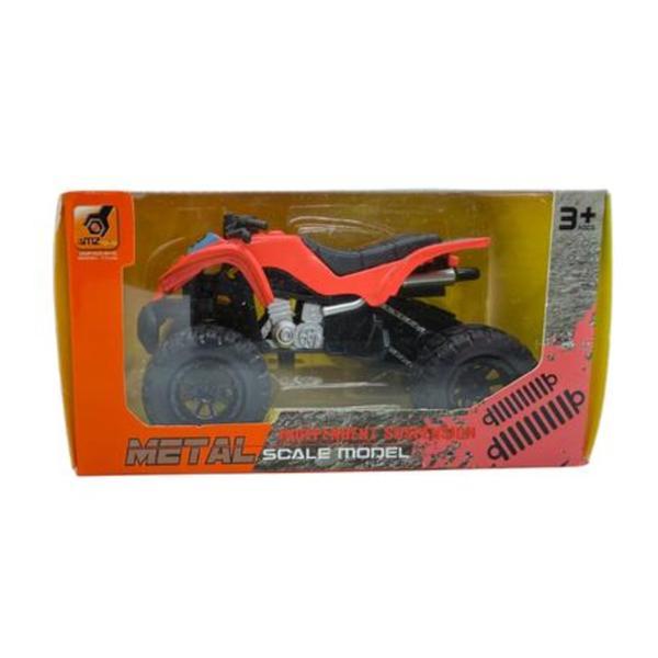 ATV Rosu Metalic pentru Copii, Model Off-Road