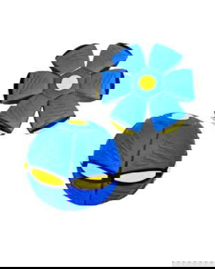 Minge Albastra Flat Ball, Disc Zburator care se Transforma in Minge