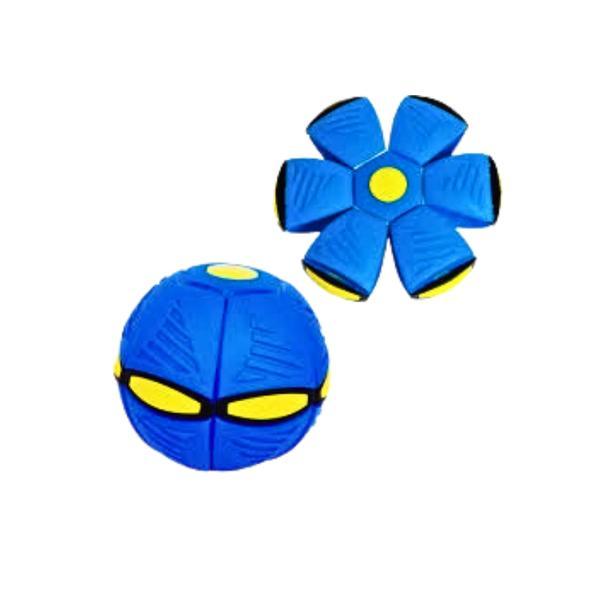 Minge Albastra Flat Ball, Disc Zburator care se Transforma in Minge
