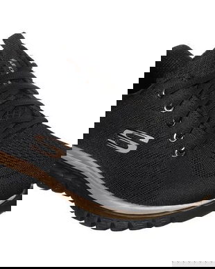 Pantofi sport femei Skechers Get Connected 12615/BKRG, 36.5, Negru