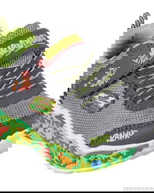 Pantofi sport copii Skechers Play Scene 407312N-CCLM, 25, Gri