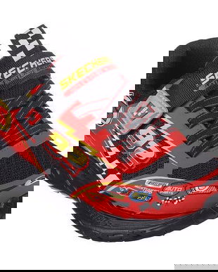 Pantofi sport copii Skechers Skech Tracks 402303L-BKRD, 29, Rosu