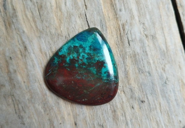 Cabochon crisocola, 35x35 mm