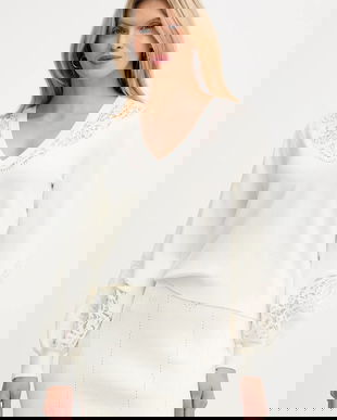 Twinset pulover din amestec de lână