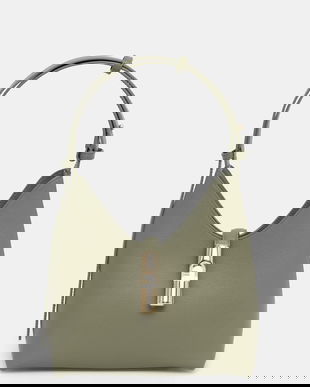 Furla geantă pentru femei, din piele Goccia S Hobo