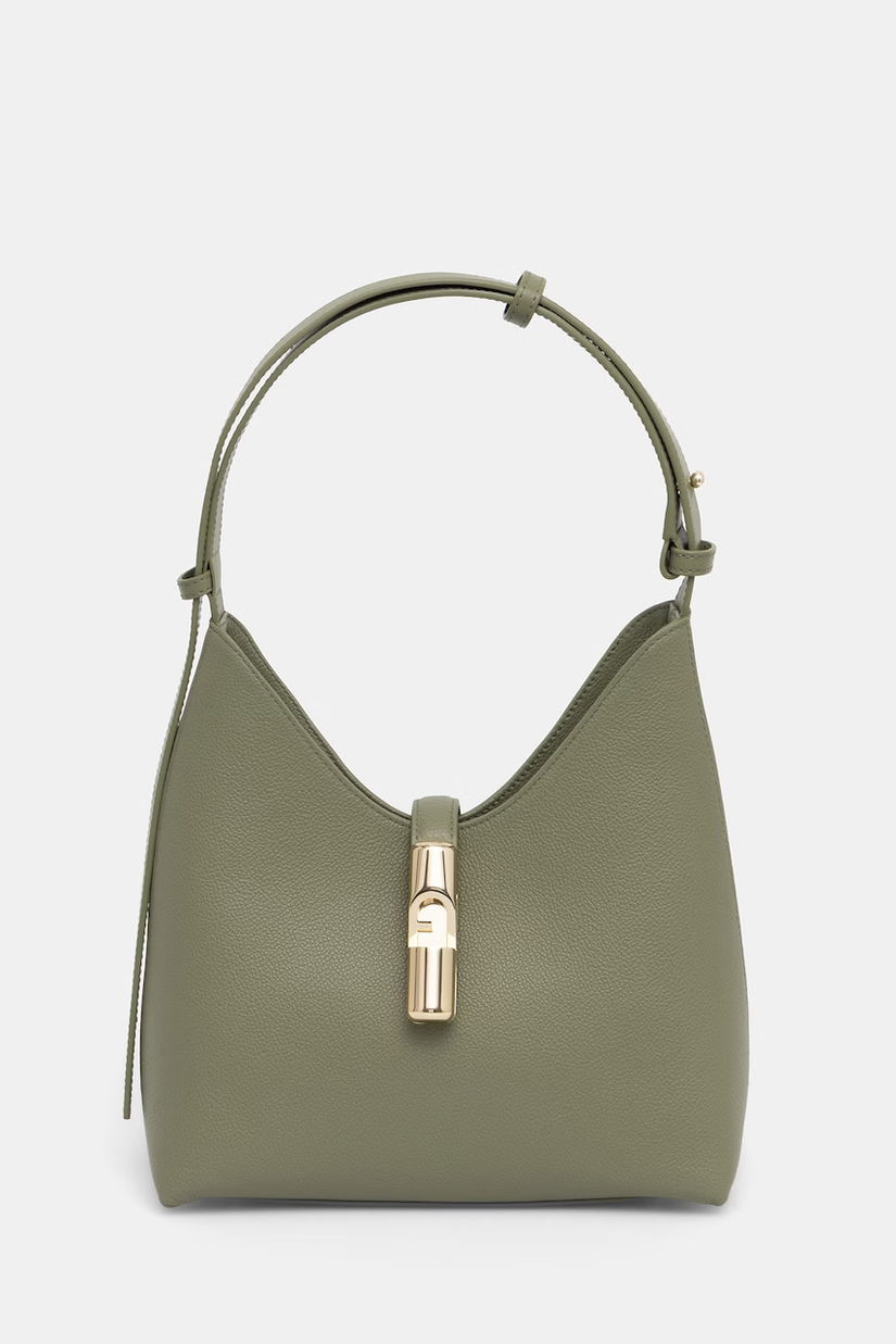 Furla geantă pentru femei, din piele Goccia S Hobo