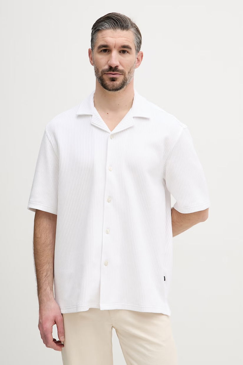 BOSS cămașă pentru bărbați, din bumbac cu elastan LARS