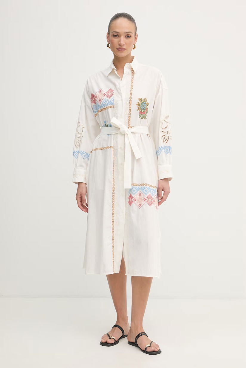 Weekend Max Mara rochie tip cămașă din bumbac