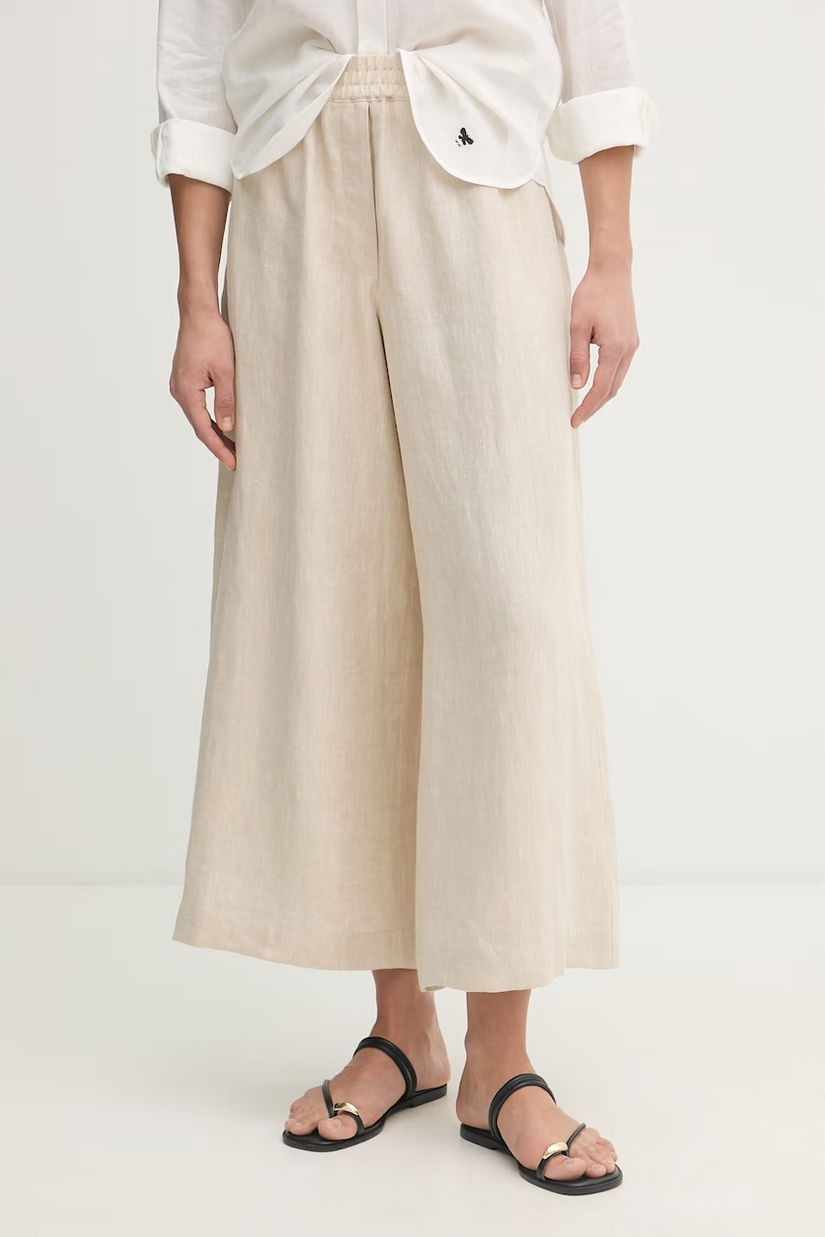 Weekend Max Mara pantaloni wide leg pentru femei, din in FELINO