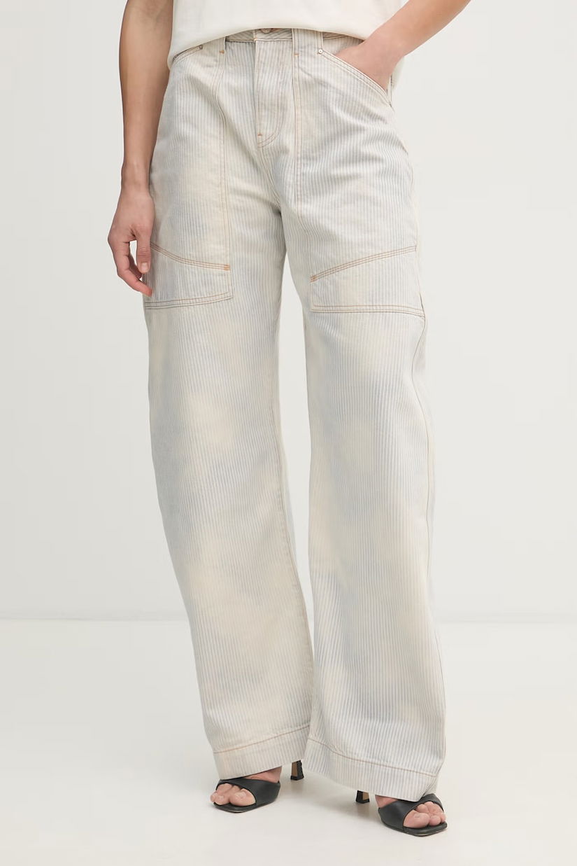 BOSS Orange blugi relaxed fit pentru femei C CARGO BALLOON 2.0