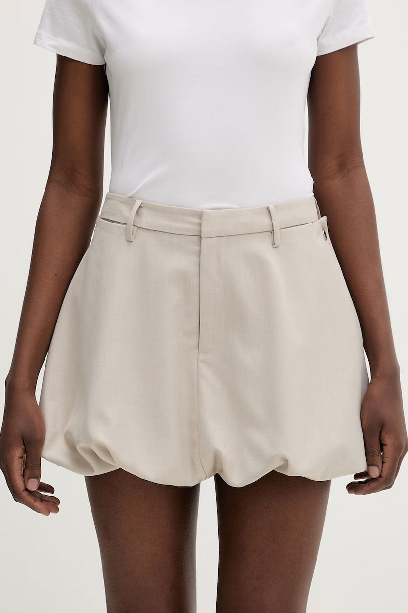 Isabelle Blanche fustă gogoșar cu vâscoză