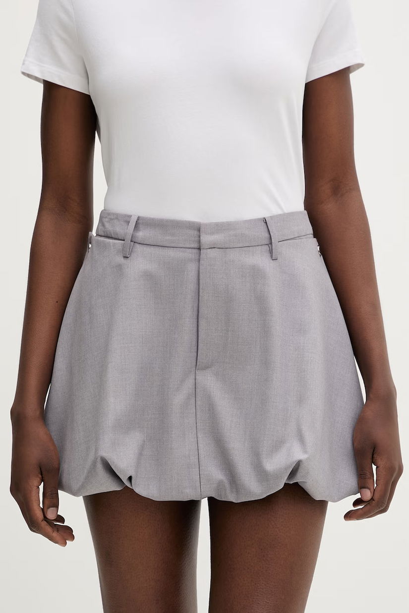 Isabelle Blanche fustă gogoșar cu vâscoză